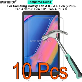 

10 Pcs/Lot For Samsung Galaxy Tab A with S Pen 9H Hardness 2.5D Ultra-thin Toughened Tempered Glass Film Screen Protector Guard