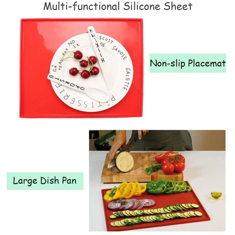 Silicone Baking Mat Swiss Roll Mat Non-Stick Cake Tray Cake Roll