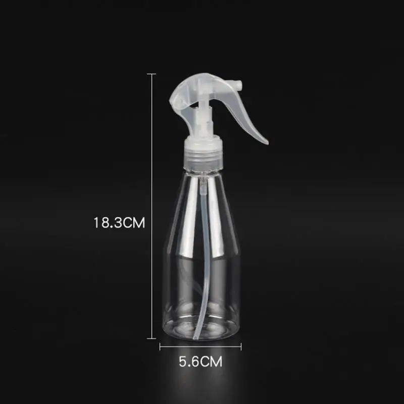 200ML Portable Plastic Spray Bottle Transparent Handheld Plant Water Sprayer Villa Courtyard Garden Supplies Watering Sprayers