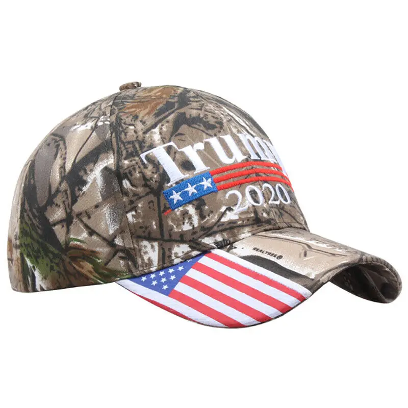 

Donald Trump 2020 Cap Camouflage USA Flag Baseball Cap Presidential hats
