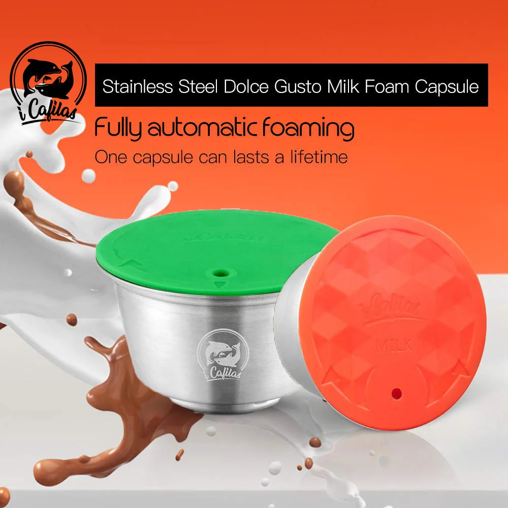 Многоразовые фильтры iCafilas для кофе Dolce Gusto пластиковые многоразовые кофейные
