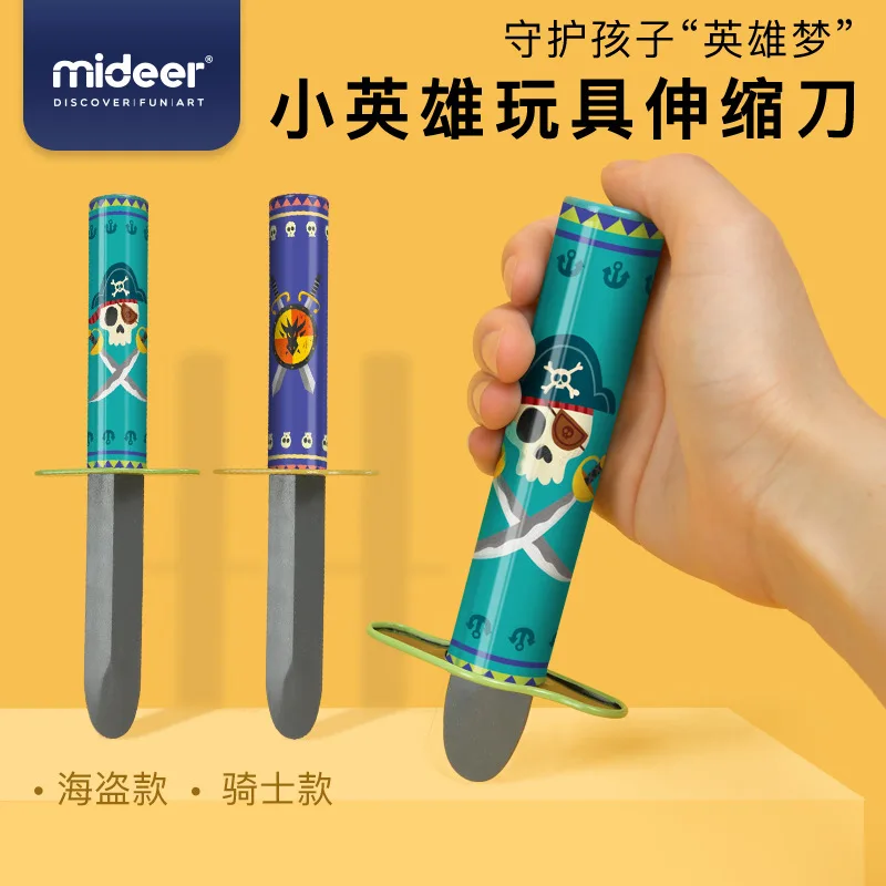 MiDeer Mi Deer детский выдвижной нож маленький герой игрушка безопасный экологически чистый круглый материал детский персонаж игра