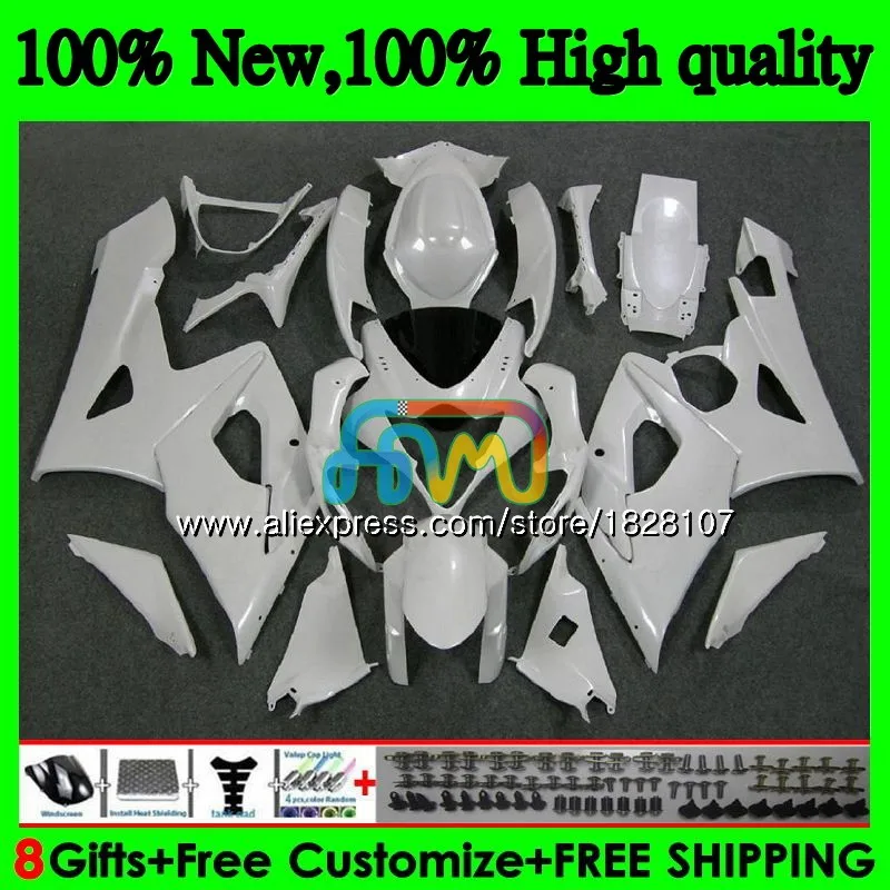 Корпус для SUZUKI жемчужно-белый GSXR-1000 GSX R1000 GSXR 1000 CC 05 06 42BS. 26 GSX-R1000 1000CC 05 06 K5 GSXR1000 2005 2006 обтекатель
