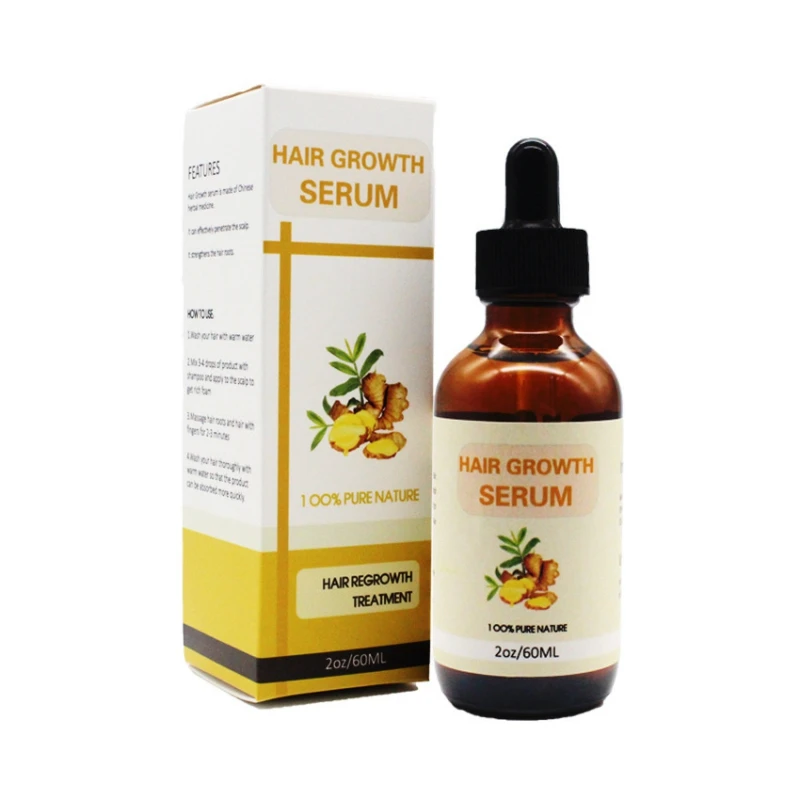 60ml Hair Growth Serum Hair Growth Treatment Hair Serum Anti Hair Loss Thinning Balding Repairs Hair 4