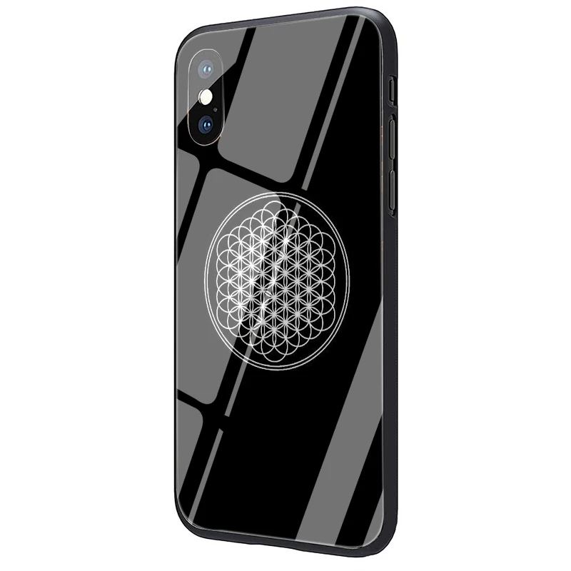 EWAU bring me horizon BMTH закаленное стекло чехол для телефона чехол для iPhone 5 5S SE 6 6s 7 8 Plus X XR XS 11 Pro Max - Цвет: G2