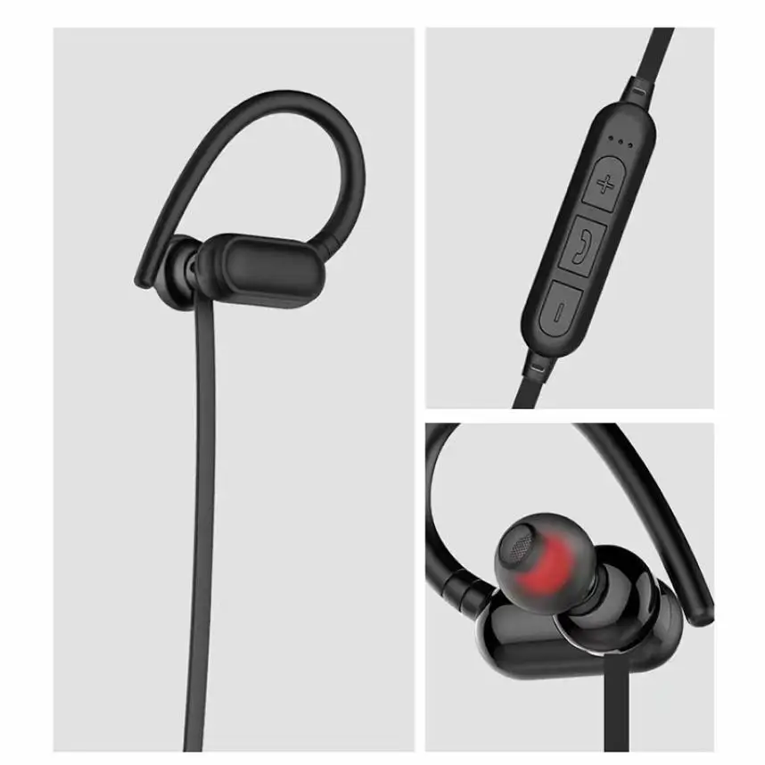 Wired Neck Hanger Earhook Bluetooth Headset 6D Sound Stereo Headphone TF Card Bluetooth 5 0 Dual use Version Waterproof Earphone