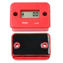 Качественный счетчик часов для мотоцикла, водонепроницаемый счетчик, ЖК-дисплей, манометр двигателя для мотоцикла, квадроцикла, снегохода, лодки, бензиновый двигатель