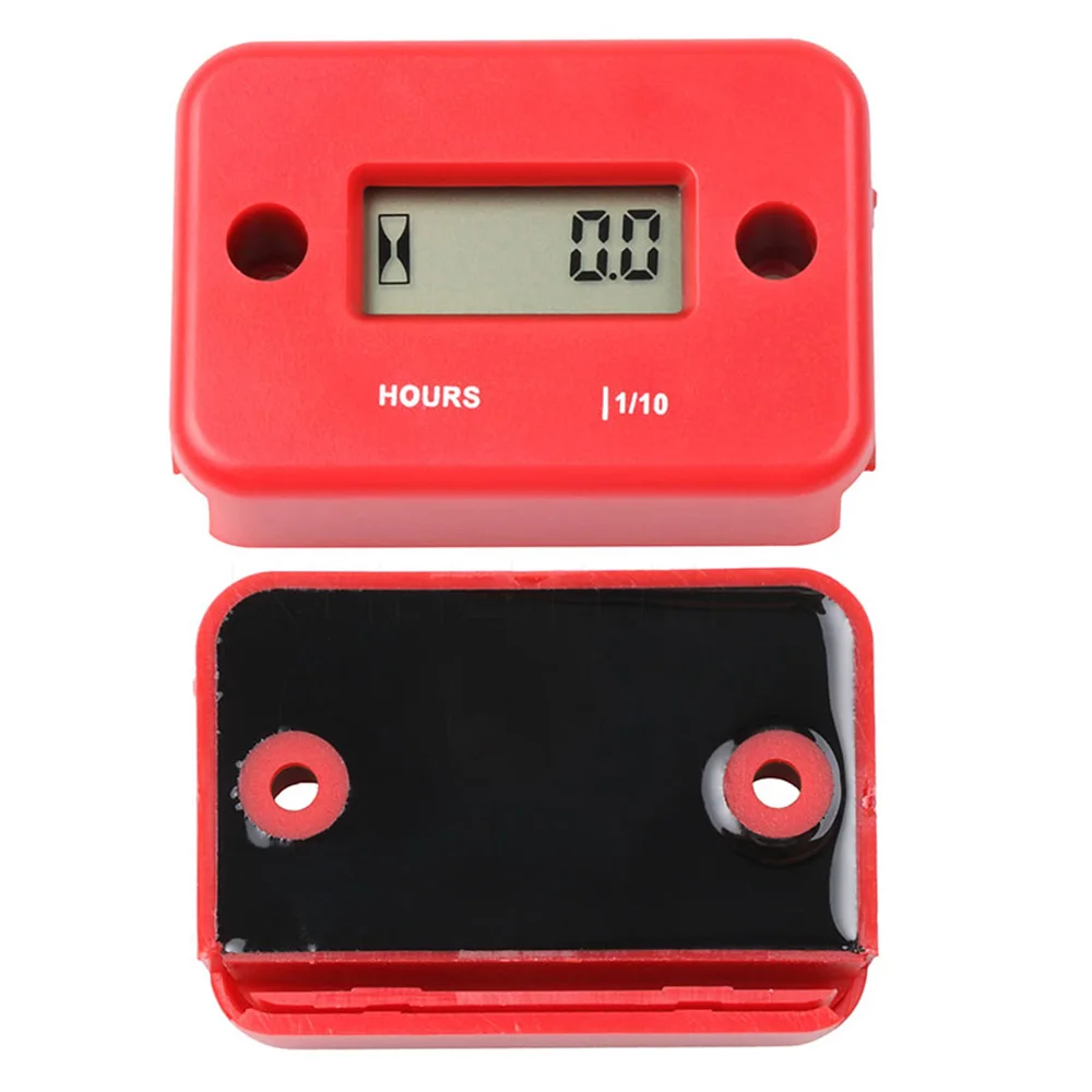 

Quality Motorcycle Hour Meter Waterproof Counter LCD Display Engine Gauge For Motorcycle ATV Snowmobile Boat Gasoline Engine
