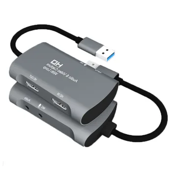 

2Pcs USB3.0 4K to Dual HDMI, 1080P Video Capture Card Free Drive HDMI Capture Card