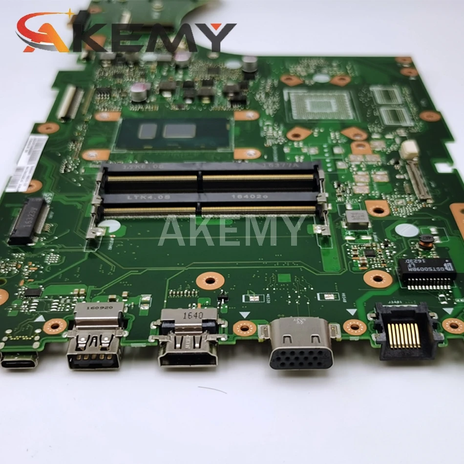 Akemy For Asus X756UA  X756UAK X756UAM X756UW X756UQ X756UR X756UV X756U laptop motherboard mainboard I3-6100U  DDR4