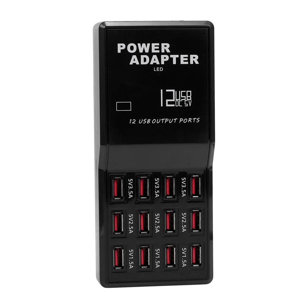 Универсальная зарядная станция с 12 портами USB док-станция зарядное устройство