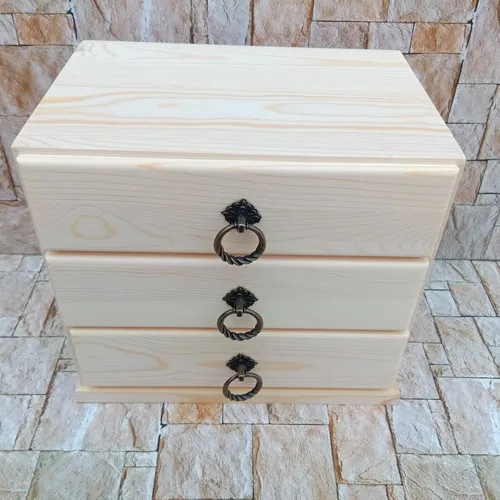 Ящик для хранения твердой древесины Настольный для дома, древесные косметические офисные принадлежности многослойный ящик типа офисный шкафчик отделочная коробка - Цвет: A