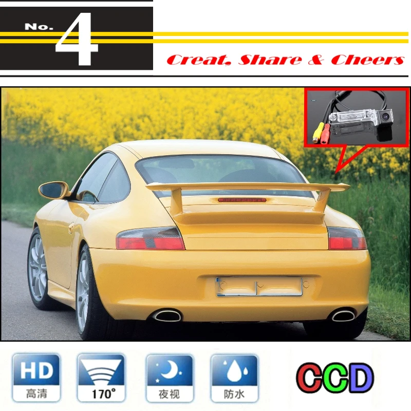 For Porsche 911 GT3 911GT3 MK1 996 GT3 1999~2005 Car Camera High Quality Rear View Back Up Camera For PAL  NTSC  CCD + RCA