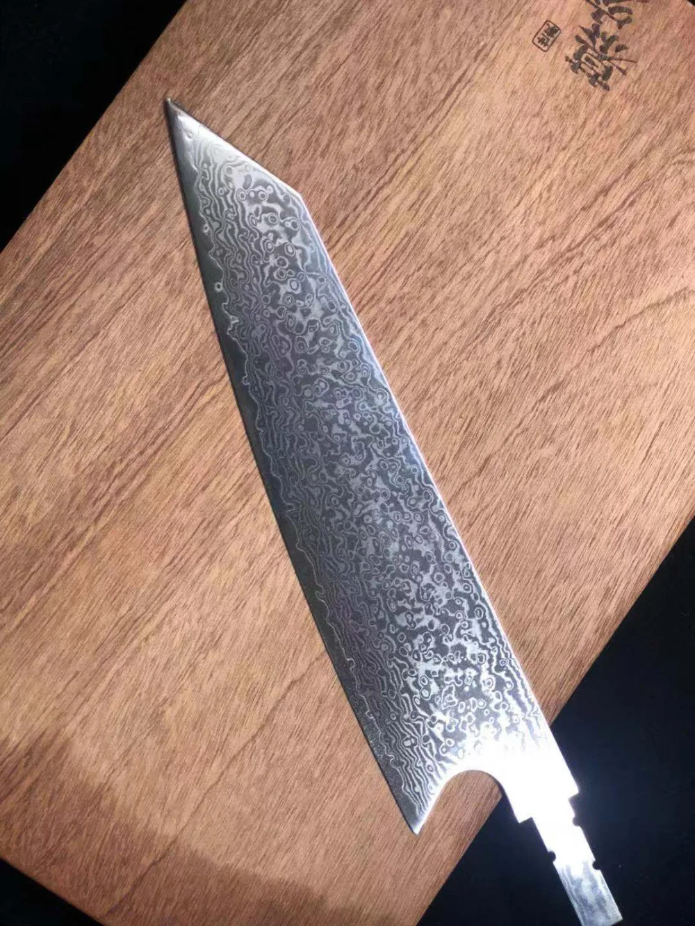 Острый DIY нож шеф-повара пустой vg10 Дамасская сталь Материал лезвия полуготовая заготовка японский нож кухонный для приготовления пищи
