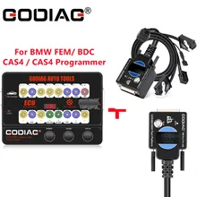 GODIAG GT100 OBD II platforma testowa do programowania BMW FEM BDC CAS4 CAS4 + narzędzie diagnostyczne do programowania ECU tanie tanio CN (pochodzenie) SO537+SK310+SK348 Latest 24inch 12inch Best Quality Złącza i kable diagnostyczne do auta 1 5kg 8inch