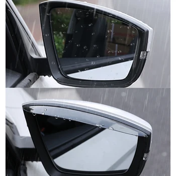 

Lsrtw2017 Abs Half Transparent Car Rearview Rain Shade Cover Trims for Skoda Kodiaq 2016 2017 2018 2019 2020 Accessories