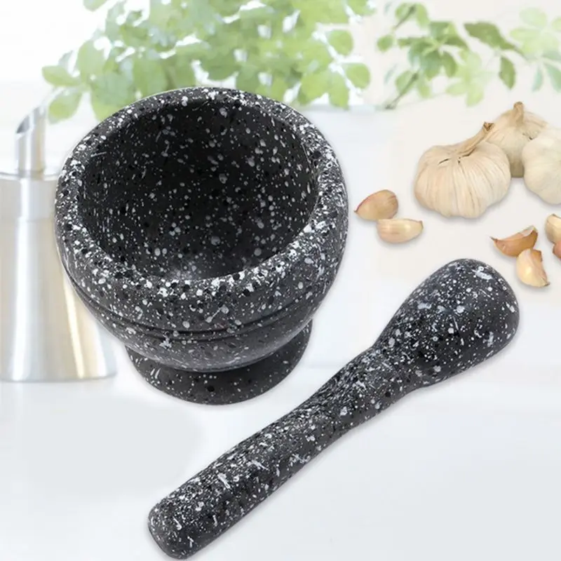 Resin Mortar Pestle Tool Set 11 Cm Large Kitchen Herbs Spices Food Shreding Grinding For DIY Sauce Making Mills | Дом и сад