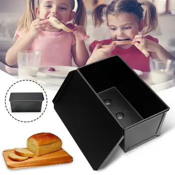 

Toast Bread Mold Nonstick Rectangle Loaf Baking Bakeware Oven Cake Bread Toast Coating Mold Tin Box Bake Pan Kitchen Baking Tool