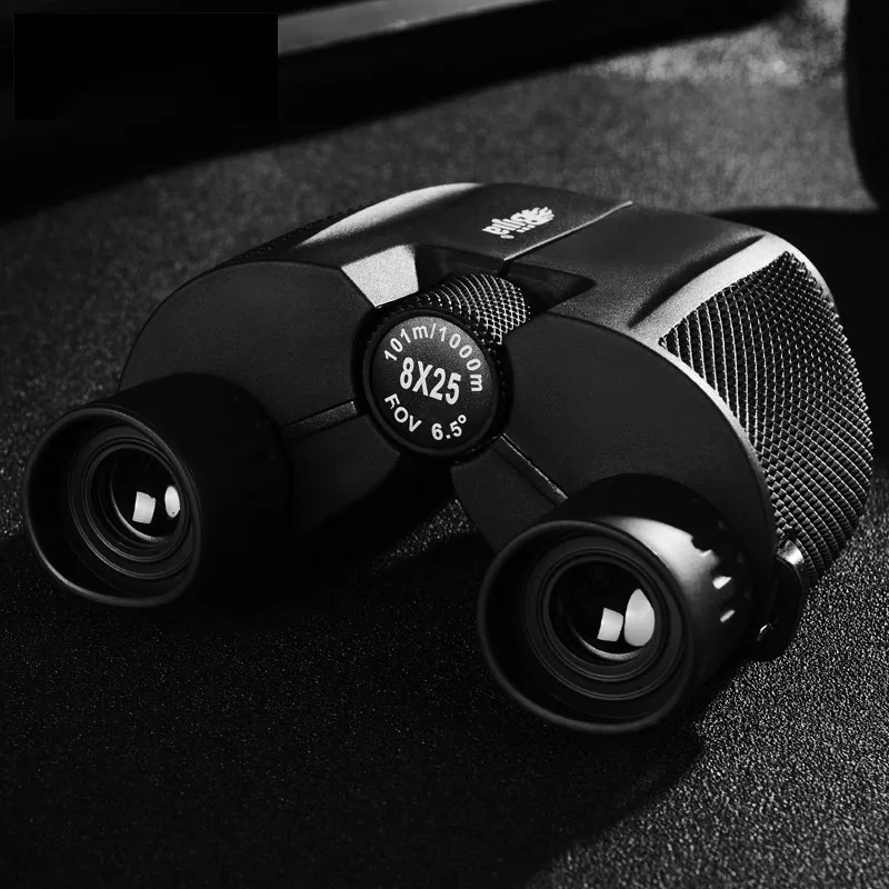 BIJIA 8X25 Профессиональный бинокль HD оптическая зеленая пленка Водонепроницаемый бинокулярный телескоп туристический бинокль для охоты кемпинга