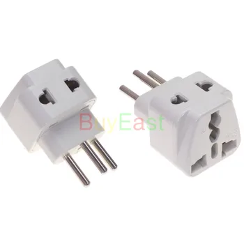 

Lot 10 Universal to Switzerland Grounded Travel Adapter 2 Way Outlet Plug Convert EU/US/UK/AU/China/Japan......10A 250V