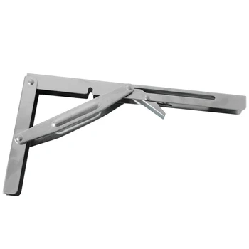 

Decorative Support Triangle Stainless Steel Corner Folding Bracket Boat Furniture For Table Hardware Release Heavy Duty