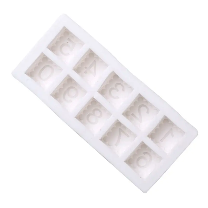 

Number Candy Silicone Cake Chocolate Mold Decorating Tool Kitchen Baking Mould