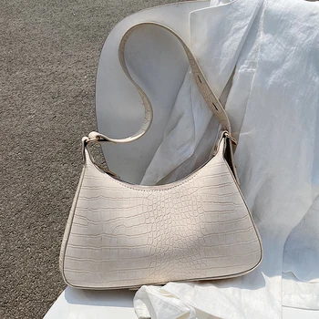 

NEW French Design Fashion Stone Pattern Armpit Bag & Elegant Shoulder Bag Large Capacity Handbag Width 29cm Height 19cm