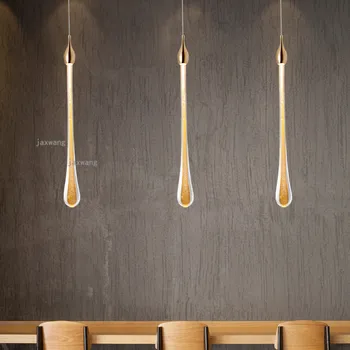 

Light Luxury Nordic Luster Crystal Pendant Lights Postmdern LED Restaurant Hanglamp Kitchen Fixtures Hanging Ceiling Lamps