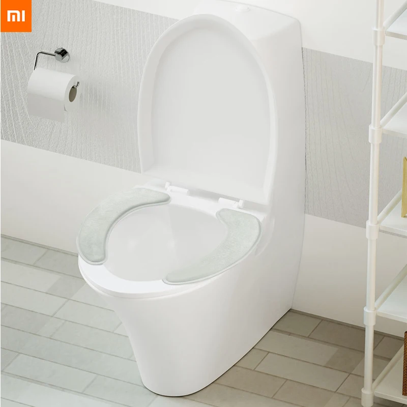  Xiaomi сиденье для унитаза 1 пара отборных фланелевых без следов адсорбции легко снимать и мыть переносной теплый для Famlily зима 