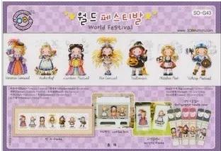 

Birds and Peach Blossoms and Birds Counted Cross Stitch Kit Cross stitch RS cotton with cross stitch SODA G43