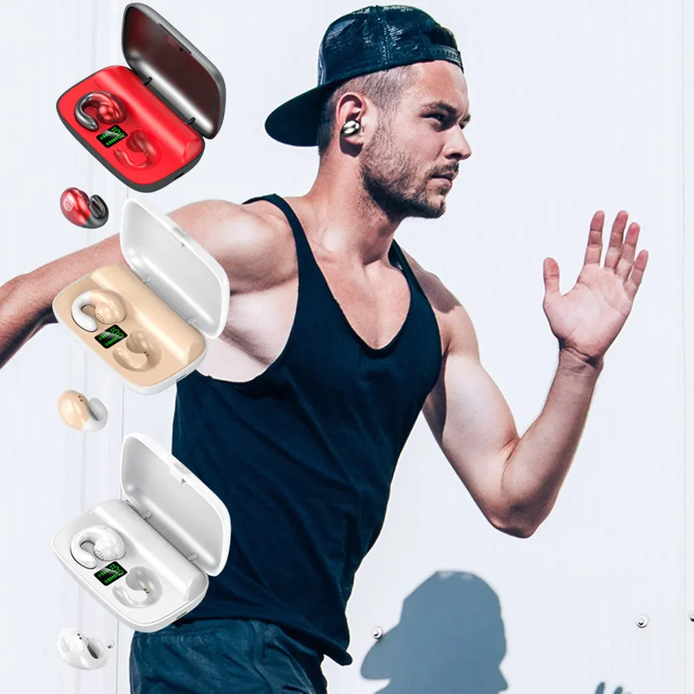 Bone Conduction Bluetooth Earphones 5 0 Wireless Headphones Blutooth Earphone TWS Headset Bloototh Sports Earbuds For IPhone