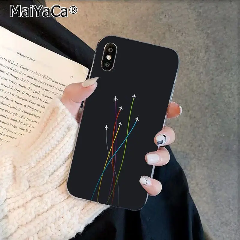 A7 MaiYaCa путешествие самолет кабина Силиконовый ТПУ чехол для телефона Apple iphone 11 pro 8 7 66S Plus X XS MAX 5s SE XR сотовые телефоны - Color: A7