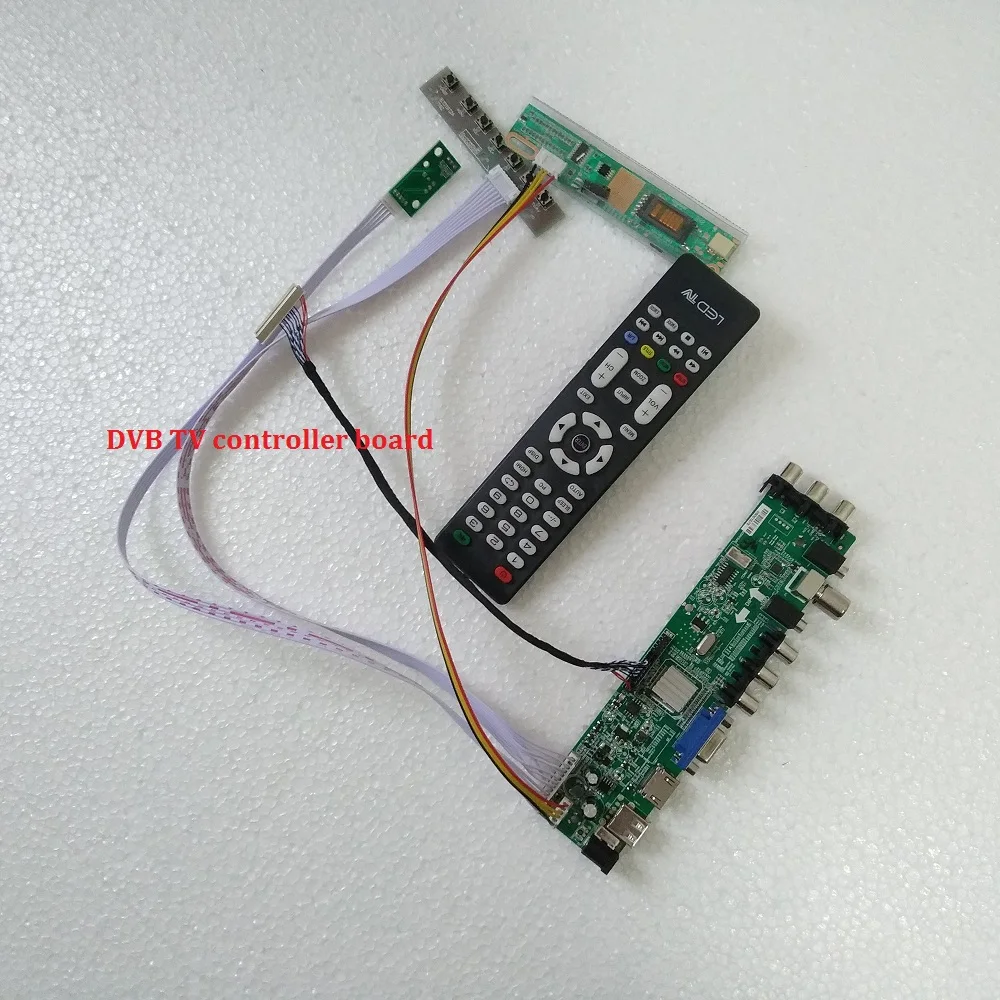 Комплект для LTN154X1-L02/LTN154AT01 плата контроллера 1 CCFL HDMI lcd DVB-T DVB-C ТВ Панель VGA USB AV Цифровой 1280X800 30pin 15,4"