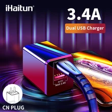 IHaitun, 5 В, 3,0 А, USB зарядное устройство, мини, зарядное устройство для путешествий, два порта, быстрая зарядка, быстрая для iPhone X XS, huawei P30, Xiaomi Redmi K20 Pro