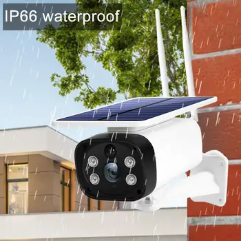

Outdoor Security WIFI Remote 1080P Solar Camera Monitoring Dual Light Source Waterproof Night Vision Audio Motion Detection Cam