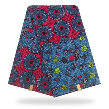 

2020 New Arrival veritable Real African Cotton Wax Wax 6Yards African Printed Fabric 100% cotton for Dress Y200514-2