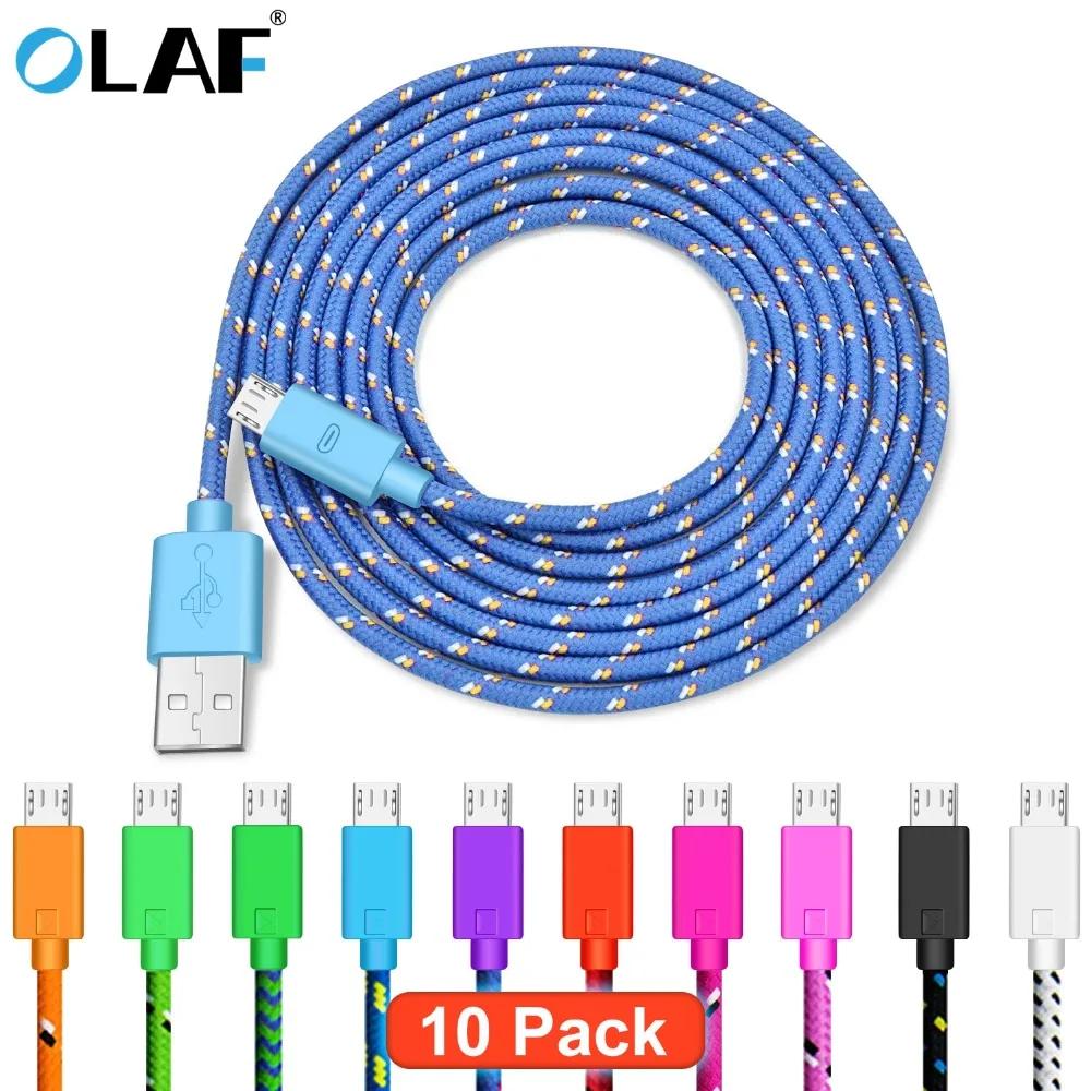 Кабель Micro USB OLAF кабель для быстрой зарядки и передачи данных адаптер Samsung S7 Xiaomi