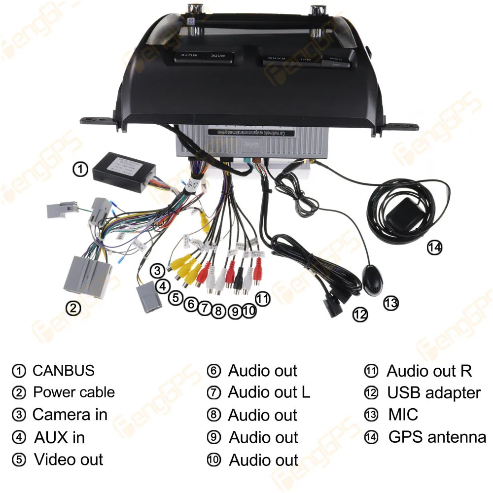 13 INCH Android 8.1 Tesla Style Car Radio Vertical Screen For FORD F150 2009 2010 2011 GPS Navigation Recorder Multimedia