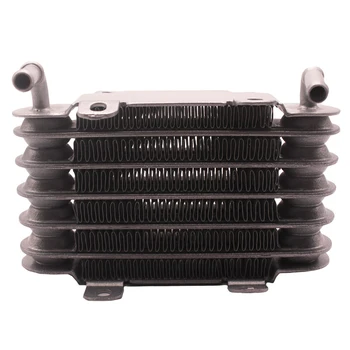 

8mm Motorcycle Engine Small Fuel Oil Cooler Silver for Internal Combustion And Engines Racing Car