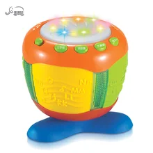 SHUNHUI детская электронная джазовая ручная игрушка Барабан Музыкальные инструменты световые ударные барабанные чехол для телефона Muse обучающая игрушка для детей