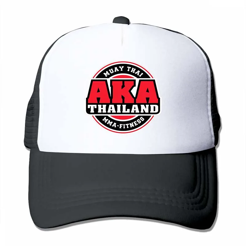 AKA Thailand Gymer бейсболка с логотипом Muay Thai Kick Boxinger для мужчин и женщин, кепки для водителя грузовика, модная Регулируемая Кепка - Цвет: 4-Black