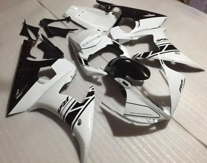3 бесплатные подарки ABS обтекатель двигателя комплект подходит для YAMAHA YZF-R6 2003 2004 2005 R6 03 04 05 Полный обтекатели на заказ черный белый FR