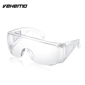 

Vehemo Unisex Anti Chemical Splash Splashproof Glasse Anti-Shock Protection Goggles Breathable Safety Protective Glasses