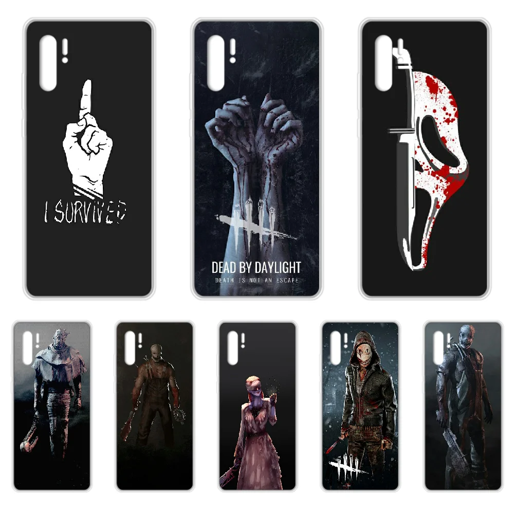 Чехол Dead by Daylight для телефона HUAWEI p 8 9 10 20 30 40 P pro Smart 2017 2019 Z lite прозрачный hoesjes