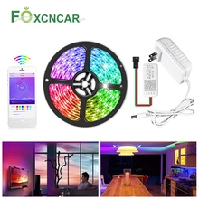 5050 RGB Dream color WS2811 IC Светодиодная лента светильник DC12V пикселей программируемая Адресуемая Диодная лента ТВ ПОДСВЕТКА декор для спальни лампа