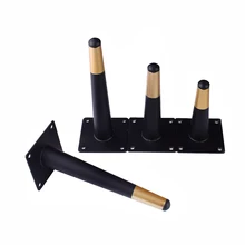 4 шт./компл. 12/15/20/25/30 см металлическая мебельная ножка зауженные диван-кровать шкаф для кухонных шкафов и ноги мебели шкаф шкафы средства ухода за кожей стоп