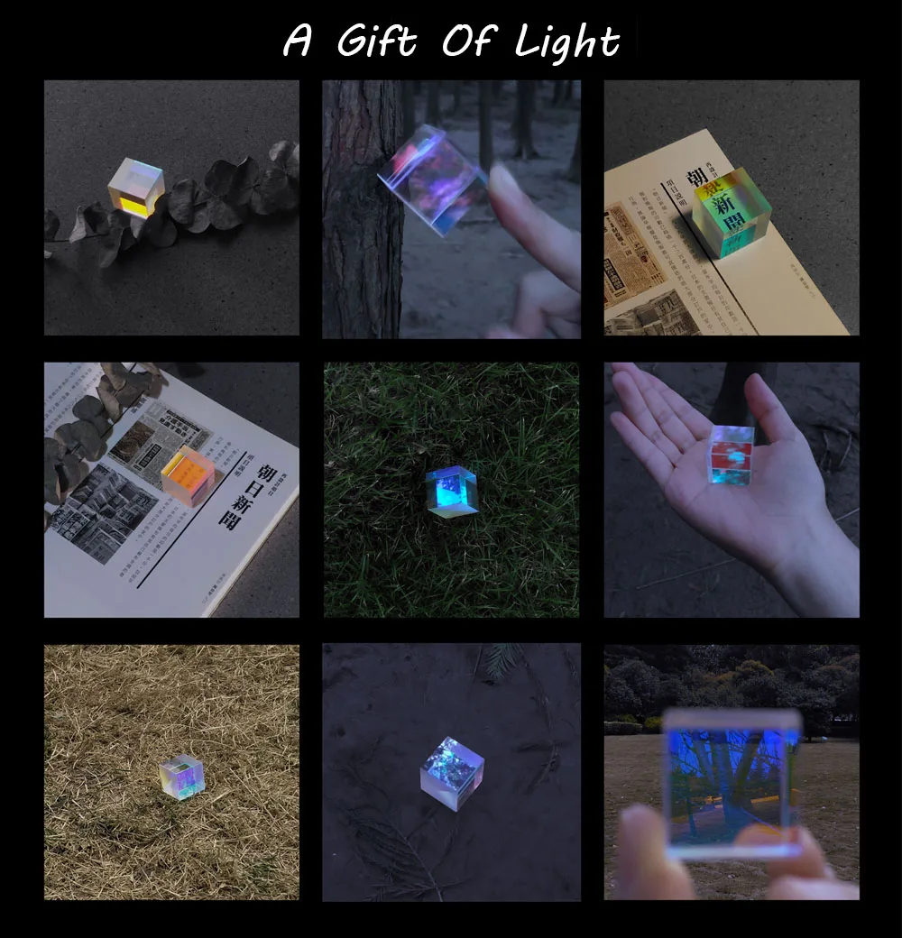 20*20*18mm Prism Laser Beam Combine Cube Colorful Combiner Splitter Cross Dichroic Cube RGB Prism Durable Quality 20*20*18mm Prism Laser Beam Combine Cube Colorful Combiner Splitter Cross Dichroic Cube RGB Prism Durable Quality