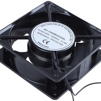 

AC 220V-240V0.14A Brushless Cooler Cooling Fan 120mm X 120mm X38mm