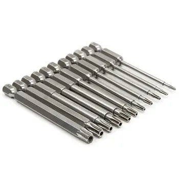 

75mm Magnetic S2 Steel Security Hex Torx Head Screwdriver Bits Drill Practical