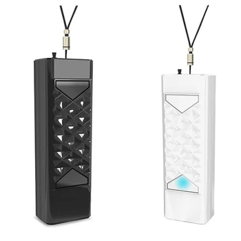

Personal Air Purifier Necklace Wearable USB Portable Mini Air Purifier USB Air Cleaner Negative Ion Generator 2Pack
